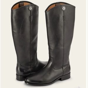 Frye Black Melissa Button 2 Tall Boot - Size 10